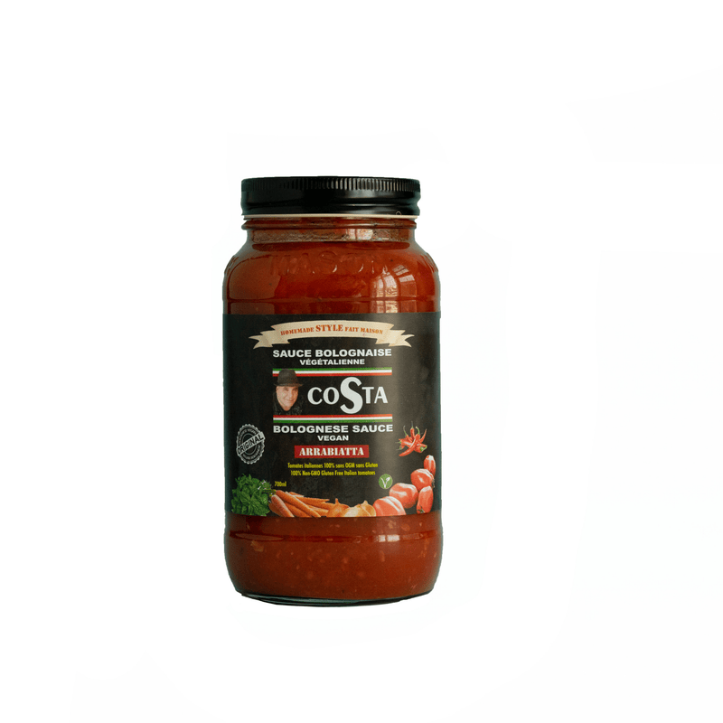 Chef Biologico sauce Costa - Bolognese Vegan Sauce Arrabbiata 700ml